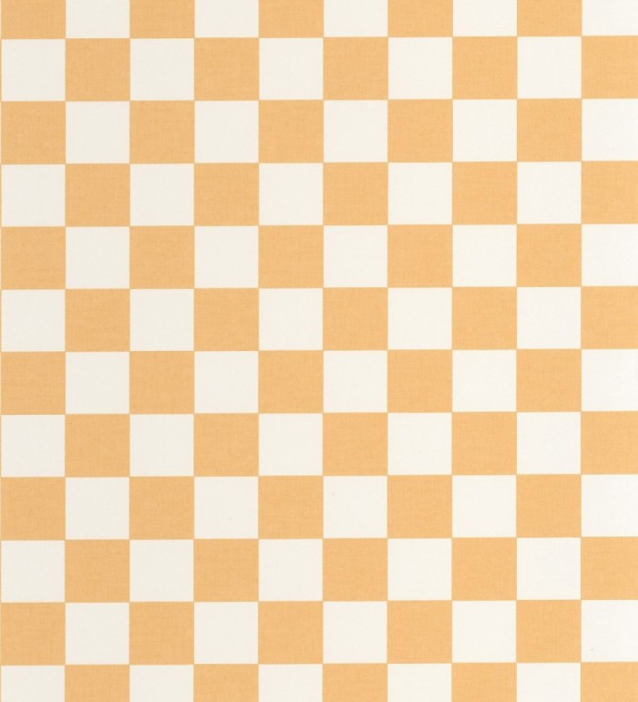 Papel pintado cuadros vichy ocre retro chic - Niger Squared 684607