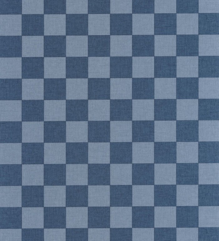Papel pintado cuadros vichy azul retro chic - Niger Squared 684608