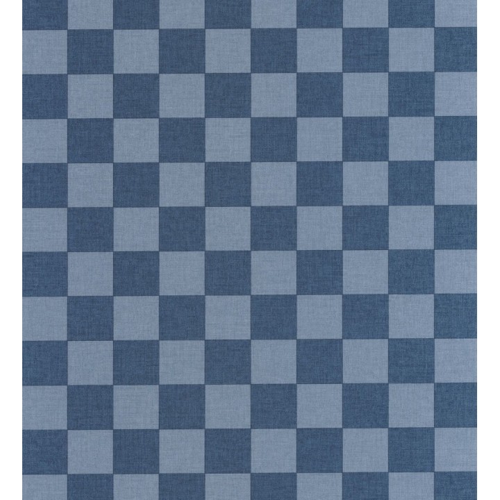 Papel pintado cuadros vichy azul retro chic - Niger Squared 684608