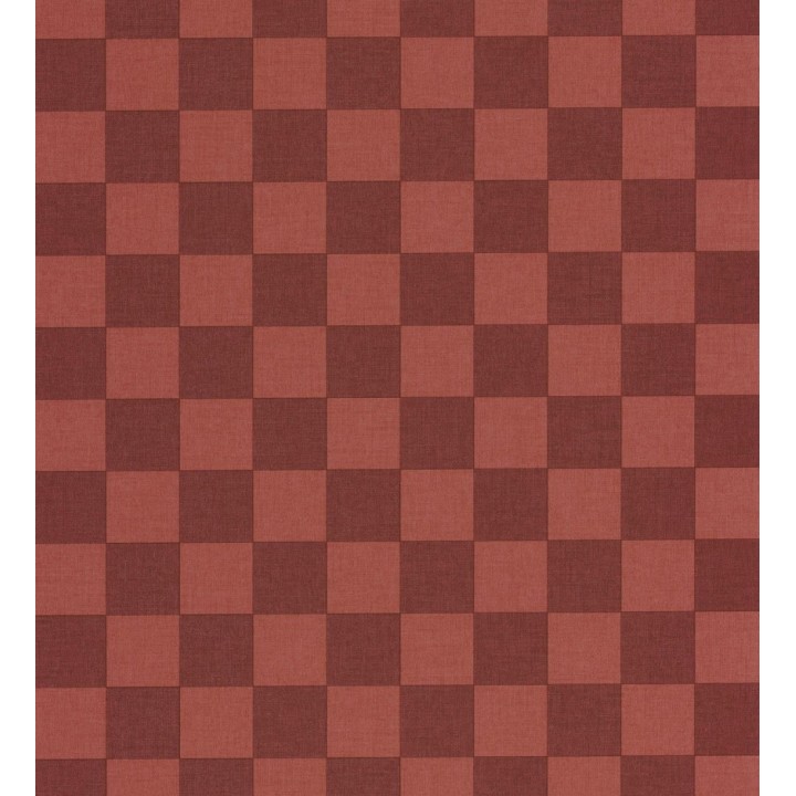 Papel pintado cuadros vichy rojo retro chic - Niger Squared 684610