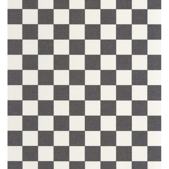 Papel pintado cuadros vichy negro retro chic - Niger Squared 684611