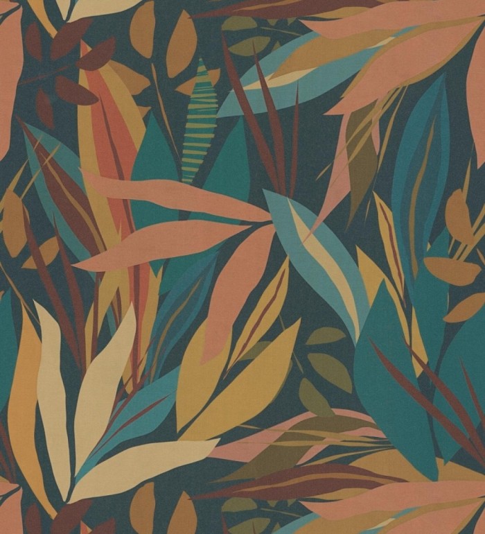 Papel pintado selva tropical abstracta - Djuna Sartoria 684617