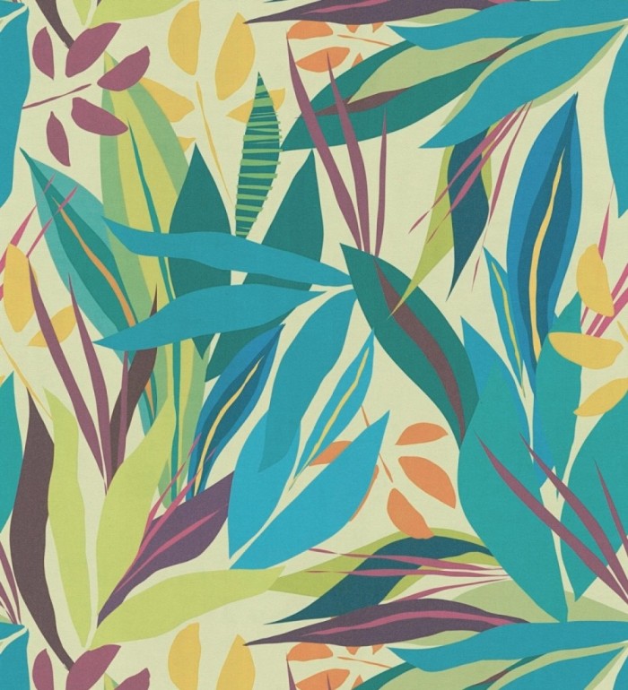 Papel pintado selva tropical abstracta - Djuna Sartoria 684618