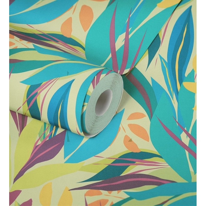 Papel pintado selva tropical abstracta - Djuna Sartoria 684618