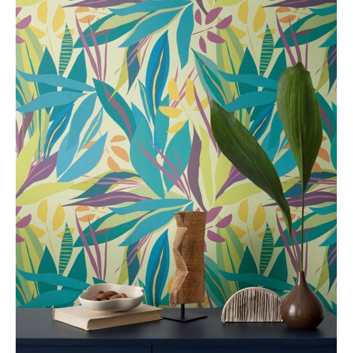 Papel pintado selva tropical abstracta - Djuna Sartoria 684618