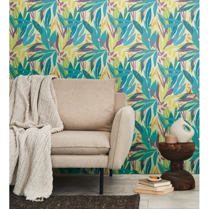 Papel pintado selva tropical abstracta - Djuna Sartoria 684618