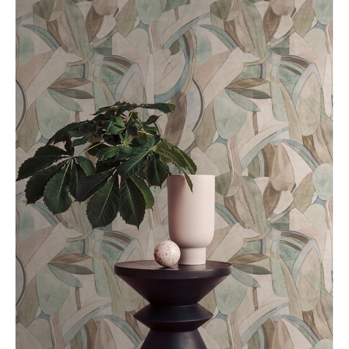 Papel pintado arte botánico abstracto texturizado - Hallstatt Slubbed 684628