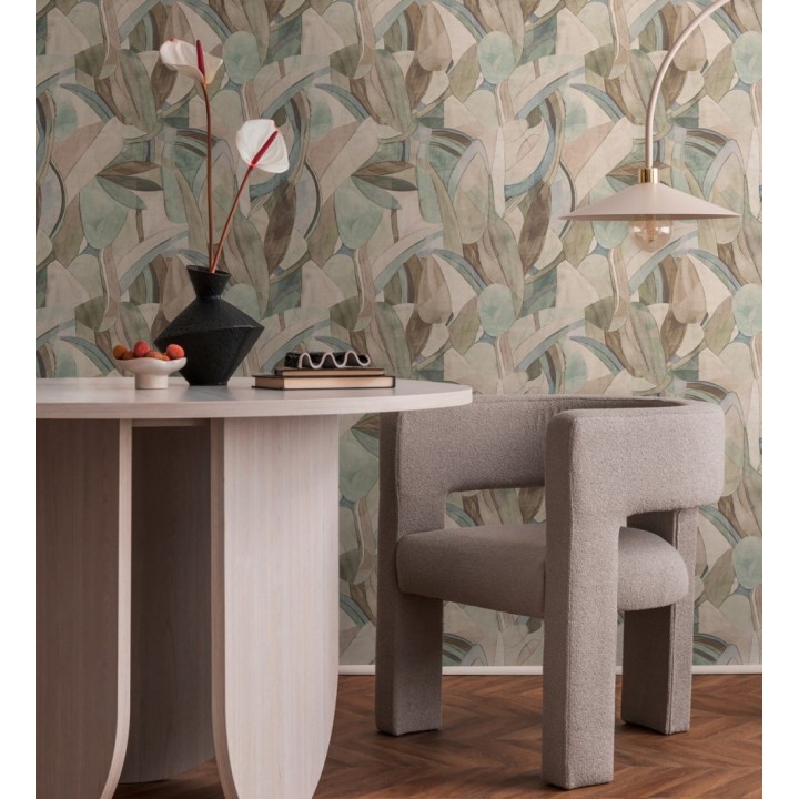 Papel pintado arte botánico abstracto texturizado - Hallstatt Slubbed 684628