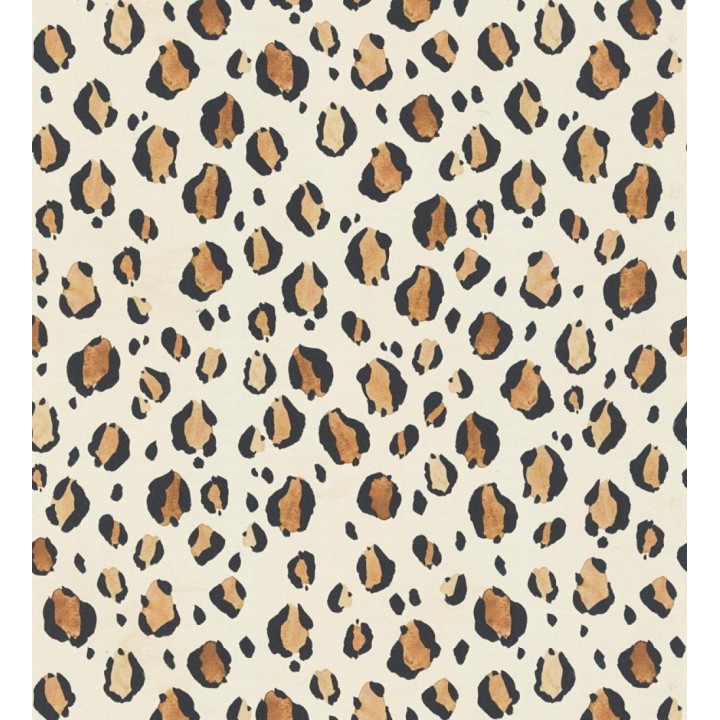 Papel pintado de leopardo clásico animal print - Leila Feline 684629