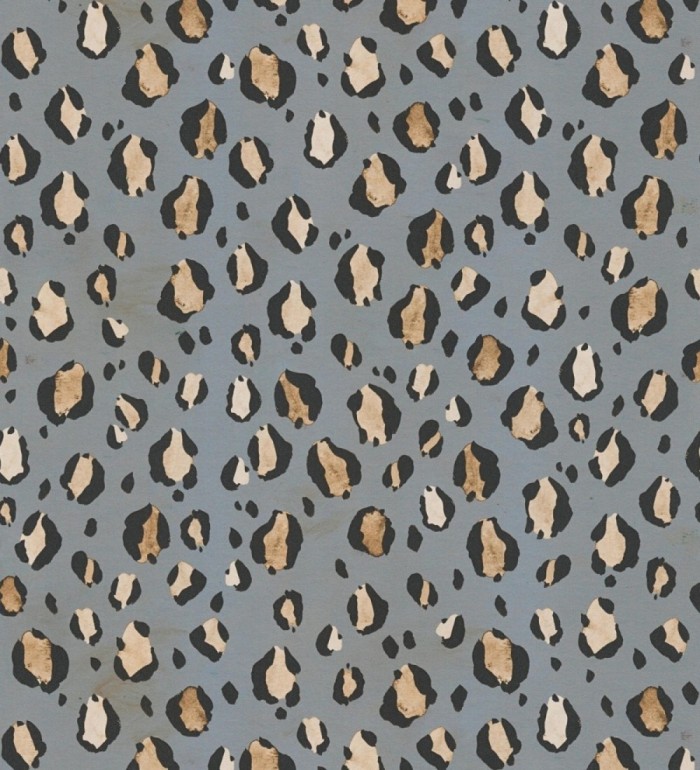 Papel pintado de leopardo clásico animal print - Leila Feline 684630