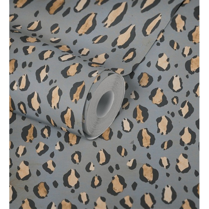 Papel pintado de leopardo clásico animal print - Leila Feline 684630