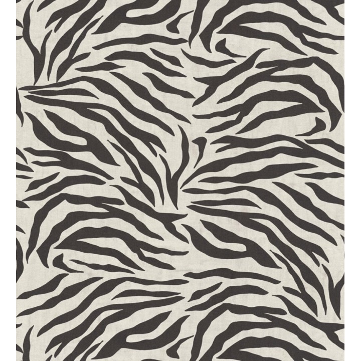 Papel pintado de cebra negro y blanco texturizado - Indira Striated 684632