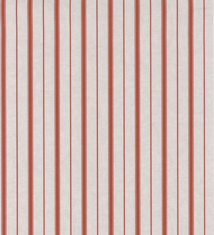 Papel pintado rayas estrechas desiguales terracota - Port Stripes 126575