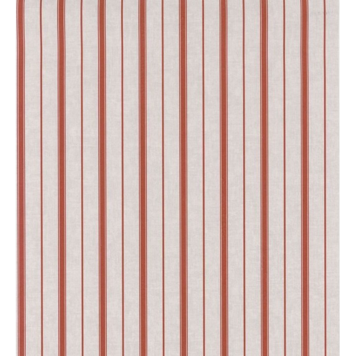 Papel pintado rayas estrechas desiguales terracota - Port Stripes 126575