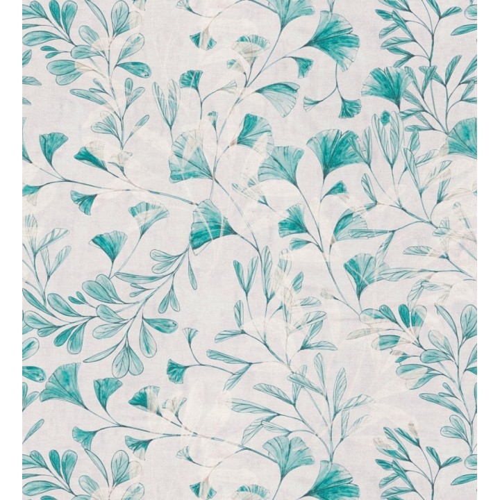 Papel pintado botánico hojas ginkgo vintage - Biloba Light 684650