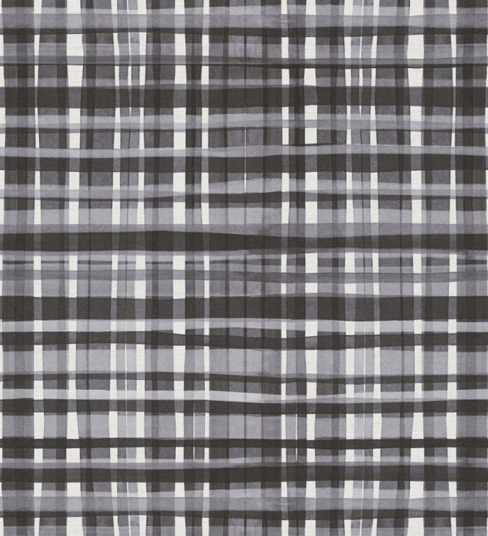 Papel pintado cuadros difuminados pincelada teal - Tinted Weave 684654