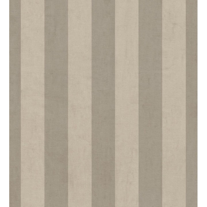 Papel pintado de rayas textiles beige desgastadas - Kalinoa Stripe 684660