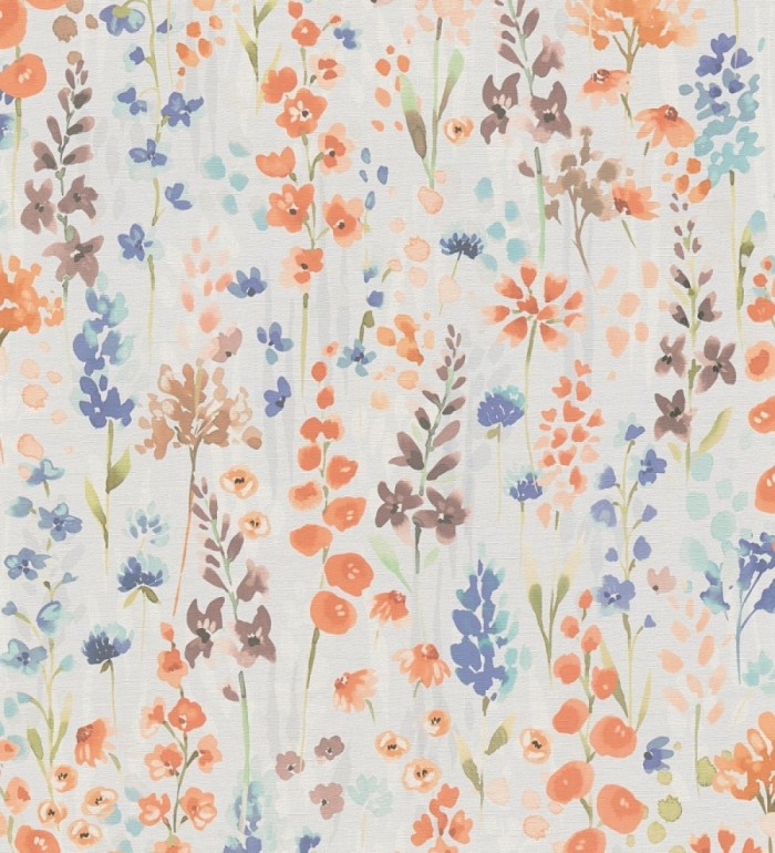 Papel pintado jardín botánico en acuarela texturizado - Vera Meadow 684664