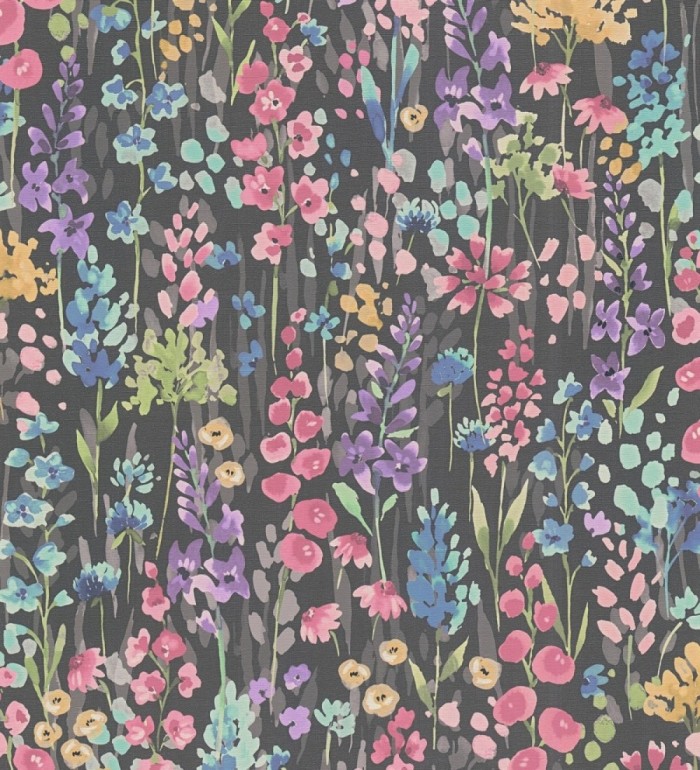 Papel pintado jardín botánico en acuarela texturizado - Vera Meadow 684665