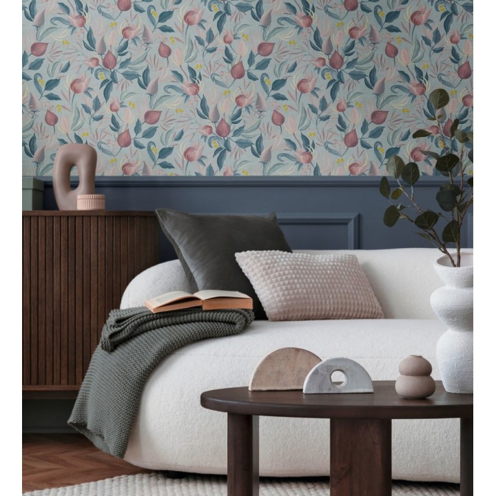 Papel pintado jardín botánico vintage retro - Seville Botanical 684678