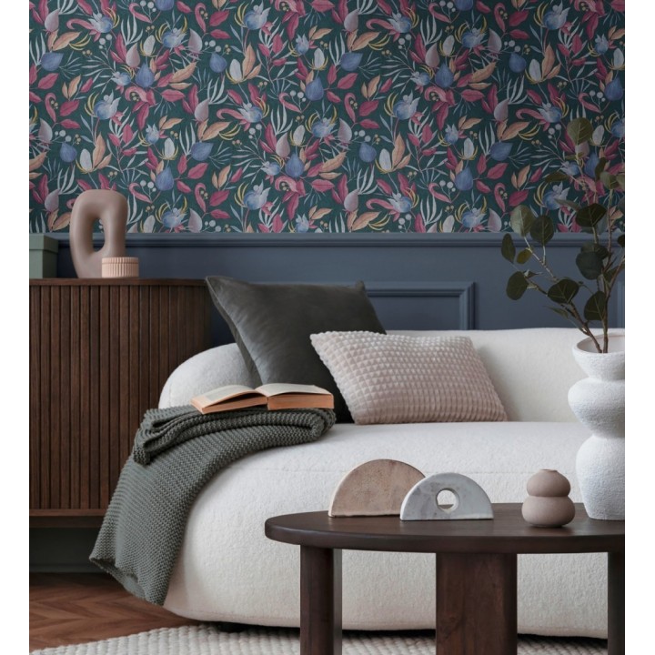 Papel pintado jardín botánico vintage retro - Seville Botanical 684680