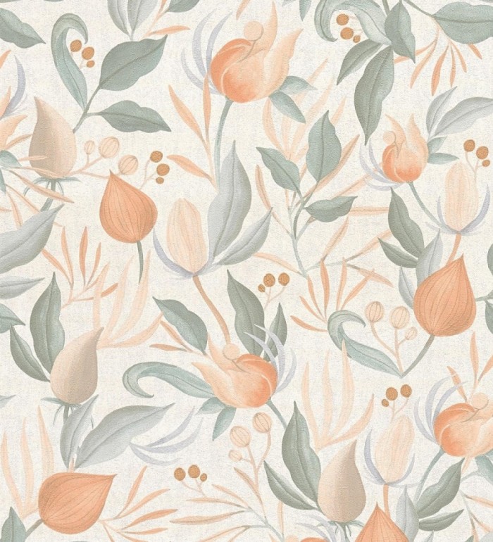 Papel pintado jardín botánico vintage retro - Seville Botanical 684681