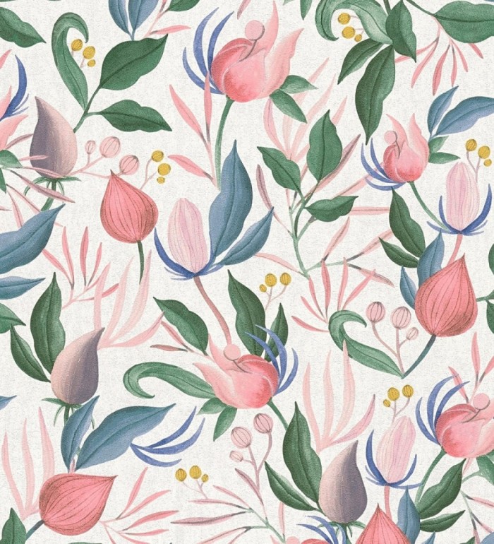 Papel pintado jardín botánico vintage retro - Seville Botanical 684682