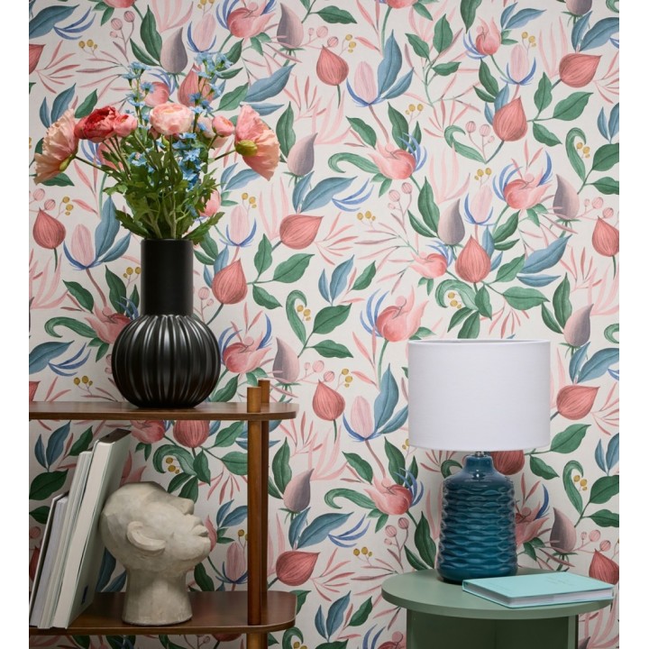 Papel pintado jardín botánico vintage retro - Seville Botanical 684682