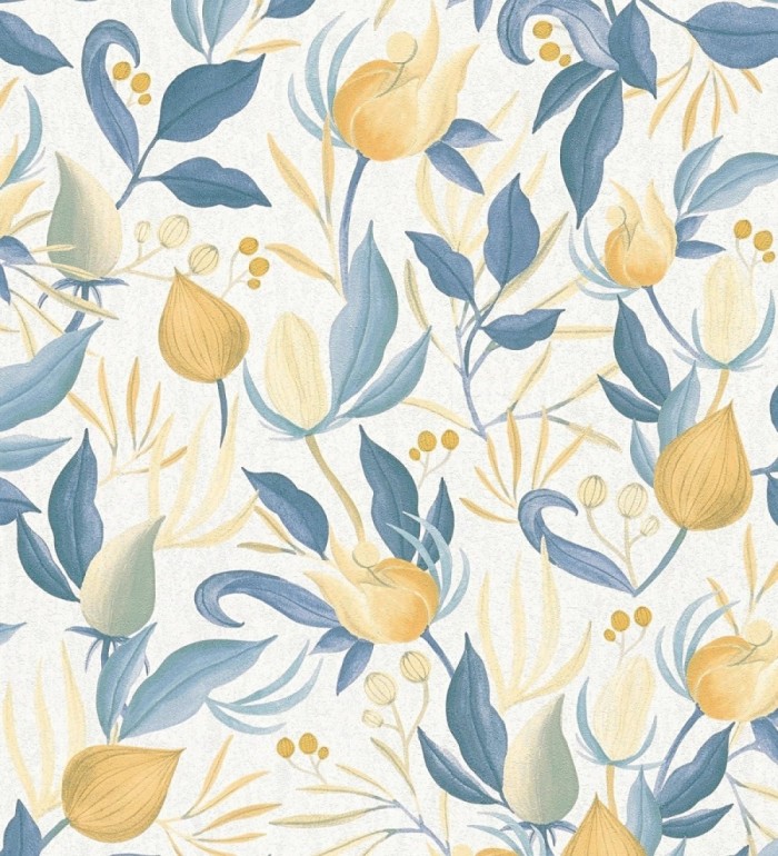 Papel pintado jardín botánico vintage retro - Seville Botanical 684683