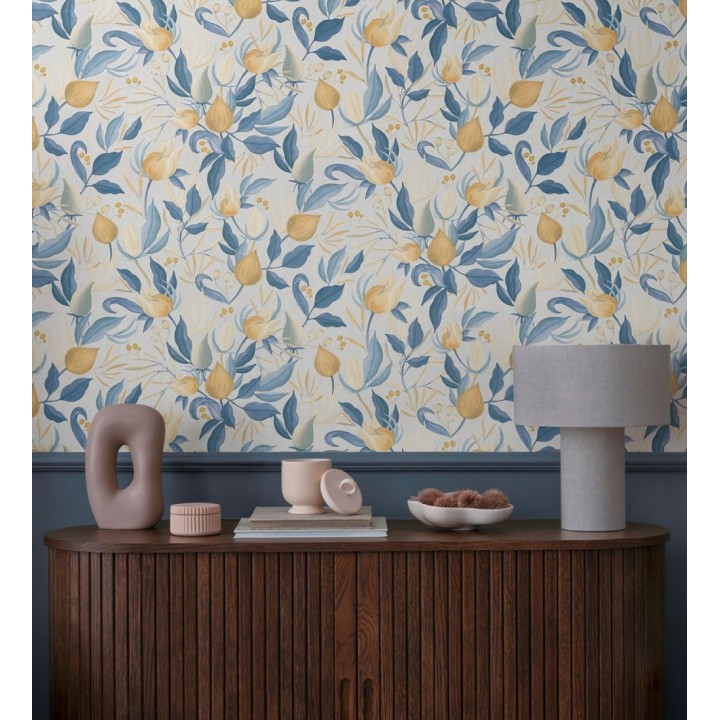 Papel pintado jardín botánico vintage retro - Seville Botanical 684683