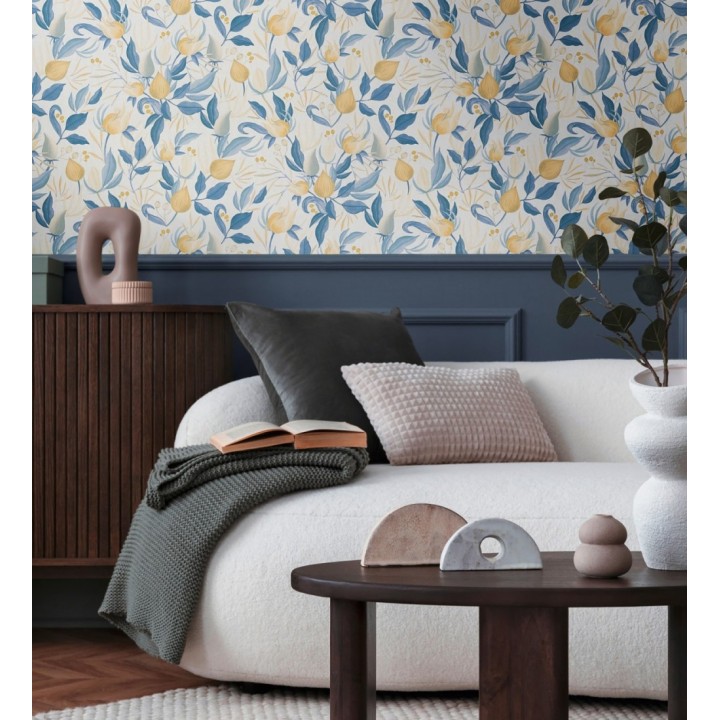 Papel pintado jardín botánico vintage retro - Seville Botanical 684683