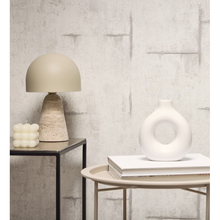 Papel pintado hormigón crudo con marcas de ferralla - Turin Axis 684690