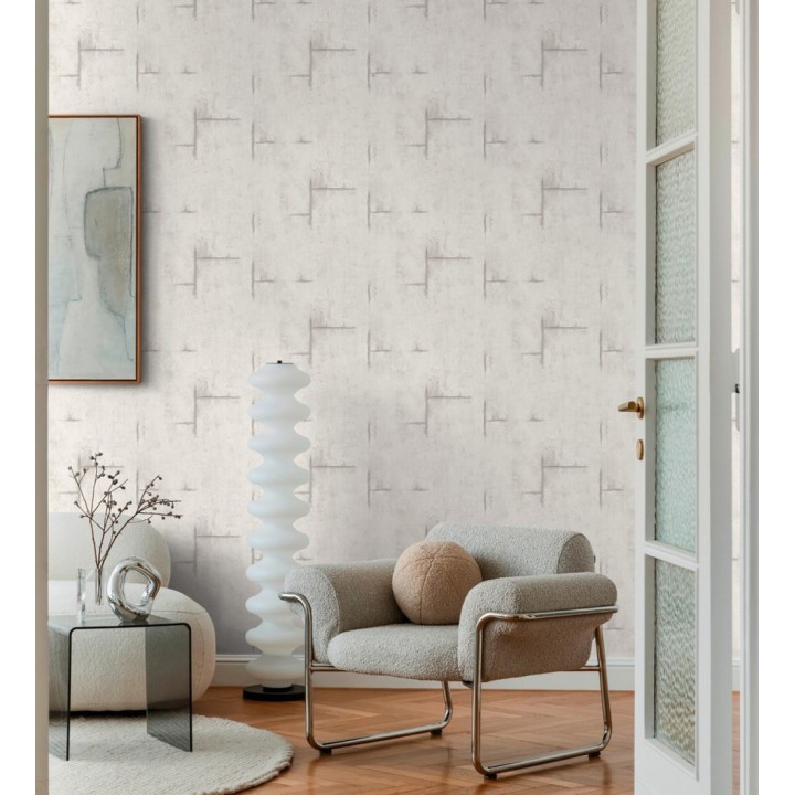 Papel pintado hormigón crudo con marcas de ferralla - Turin Axis 684690