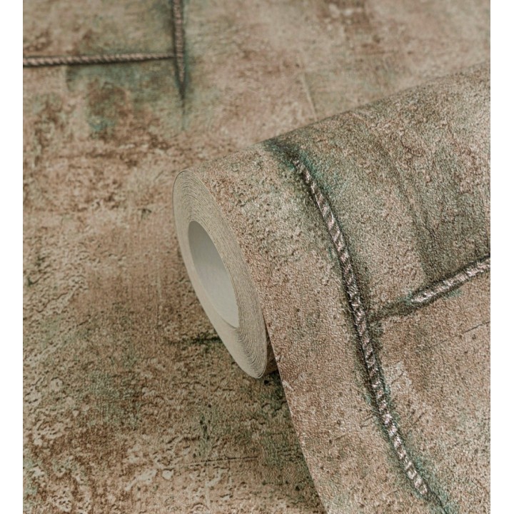 Papel pintado hormigón crudo con marcas de ferralla - Turin Axis 684693