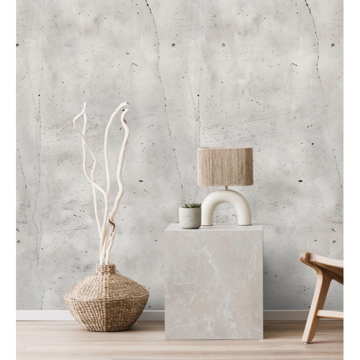 Papel pintado mural efecto hormigón pulido y moderno de estilo industrial - Industrial Charm 684718