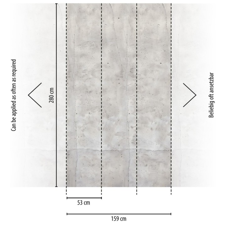 Papel pintado mural efecto hormigón pulido y moderno de estilo industrial - Industrial Charm 684718