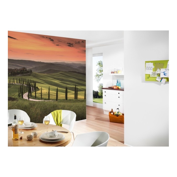 Papel pintado mural horizonte infinito con colores de atardecer - Odessa Trail 684731