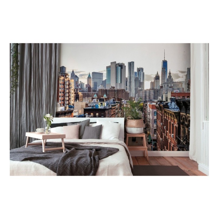 Papel pintado mural vista clásica de Londres con cabina telefónica - Triven Timeless 684737