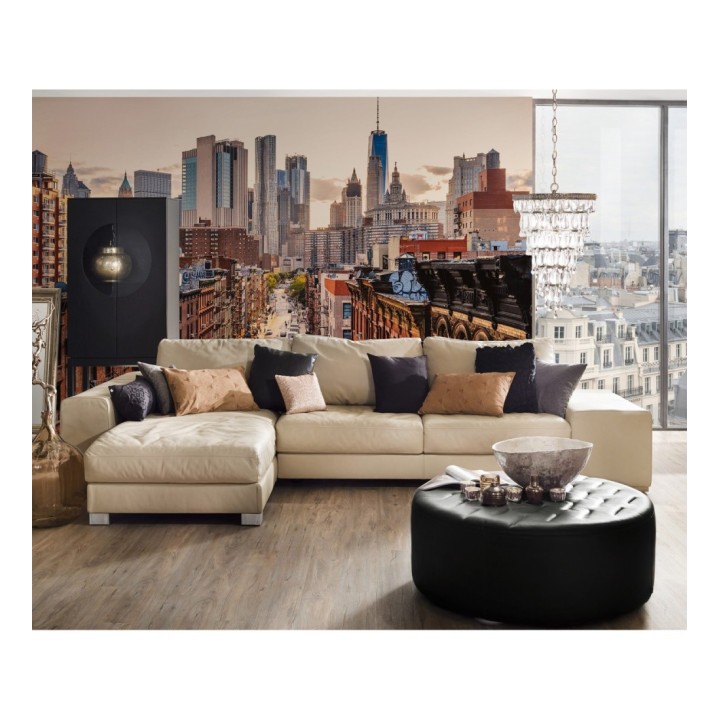 Papel pintado mural arquitectura de Nueva York al caer el sol - Triven Timeless 684738