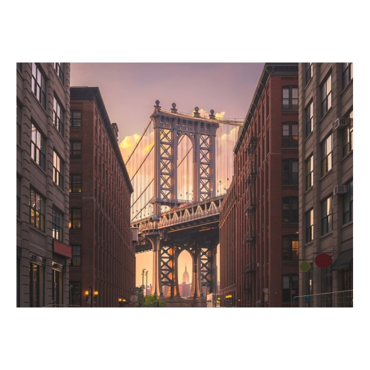 Papel pintado mural vista urbana de Brooklyn con arquitectura clásica  - Triven Timeless 684741