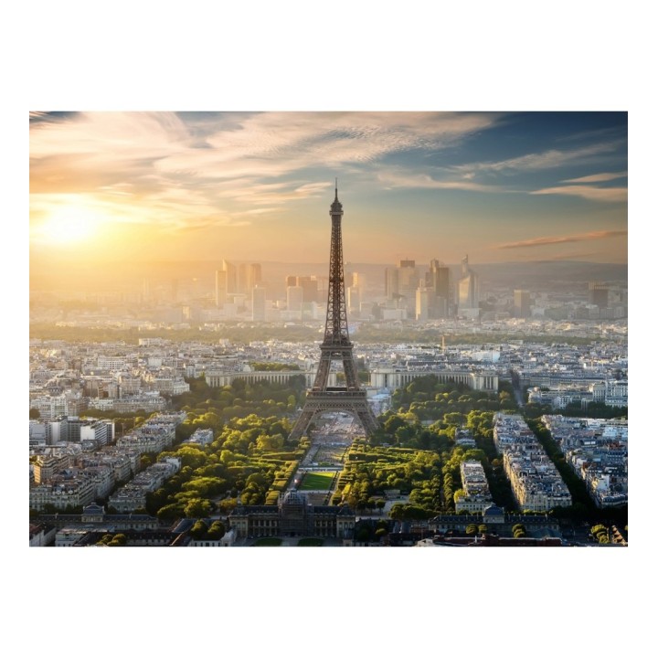 Papel pintado mural Torre Eiffel con skyline de París al atardecer - Triven Timeless 684742