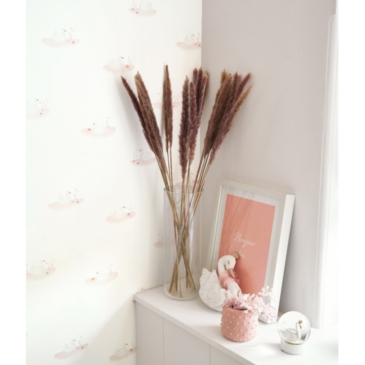 Papel pintado infantil lago de patos - Swan Lake 126607