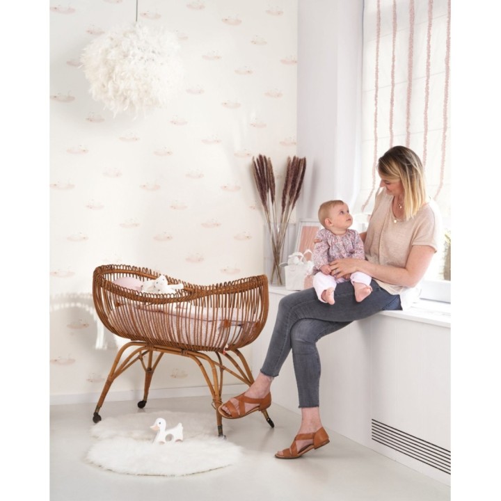 Papel pintado infantil lago de patos - Swan Lake 126607