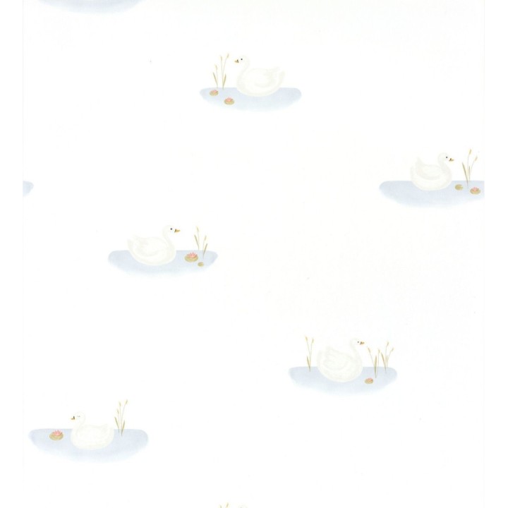 Papel pintado infantil lago de patos - Swan Lake 126608