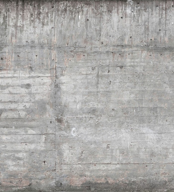 Papel pintado mural de hormigón con marcas de encofrado lineal - Industrial Charm 684758