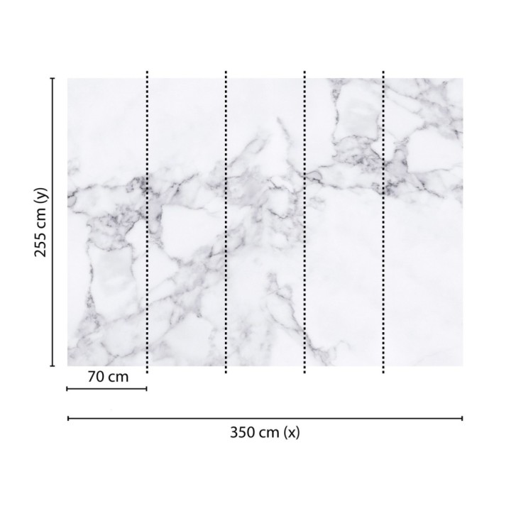Papel pintado mural estética minimalista de mármol  - Kaelis Matter 684760