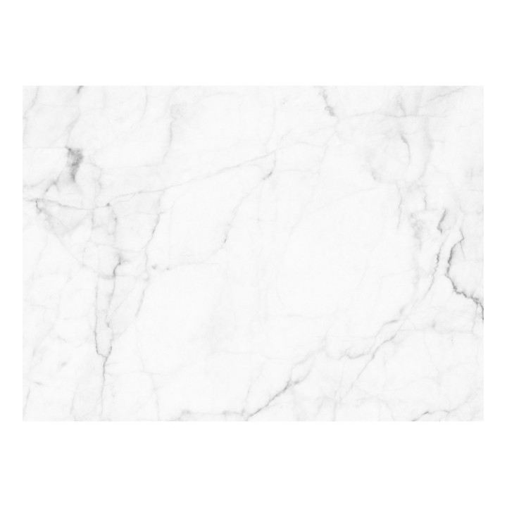 Papel pintado mural de mármol blanco con vetas grises delicadas - Kaelis Matter 684761