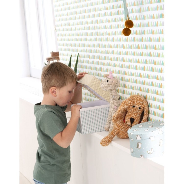 Papel pintado infantil montañas pequeñas - Little County 126619