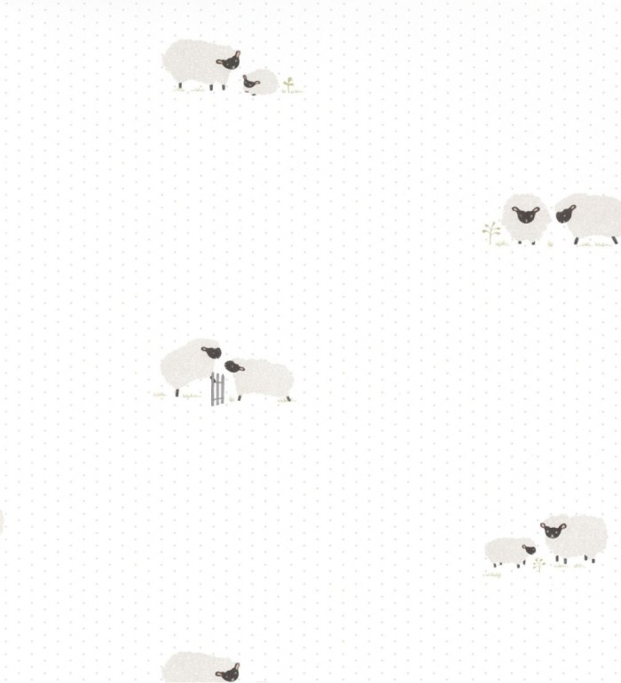 Papel pintado infantil de ovejas - Sheep Friends 126620
