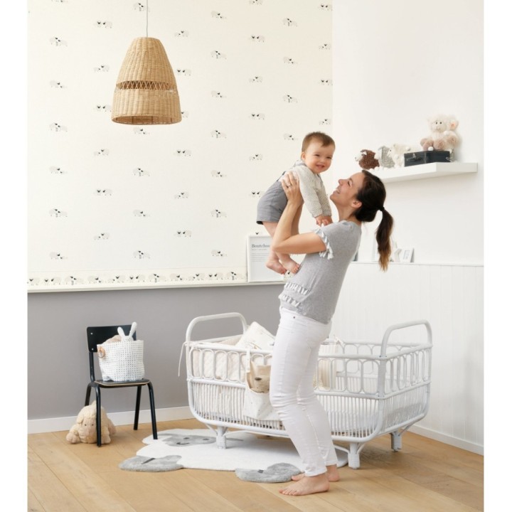 Papel pintado infantil de ovejas - Sheep Friends 126620